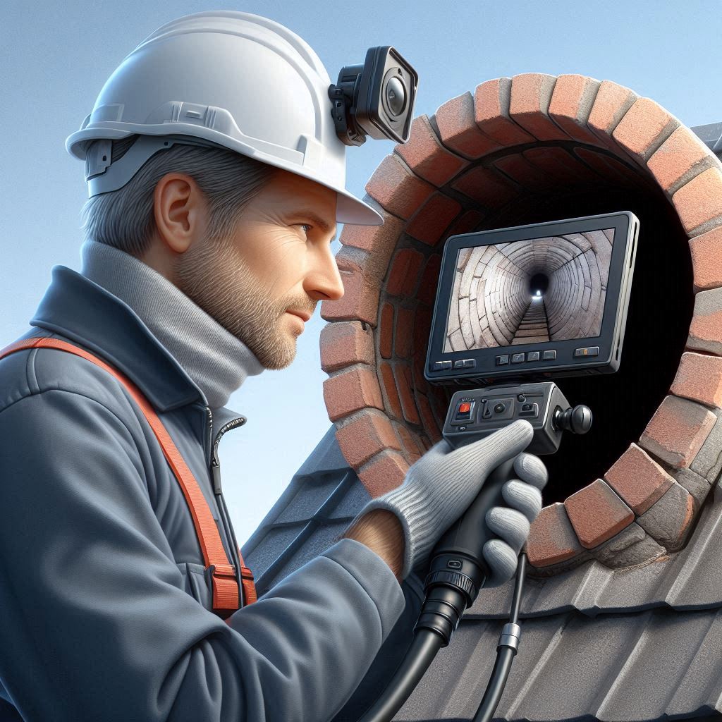 Video & thermal inspection - Fireplace Gallery New York