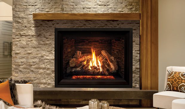 Enviro G50 Gas Fireplace in Showroom Fireplace Gallery New York