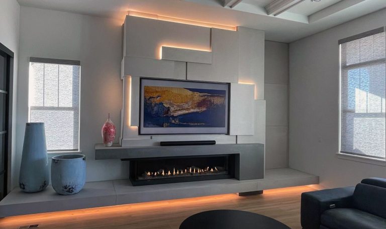 Luxury fireplace